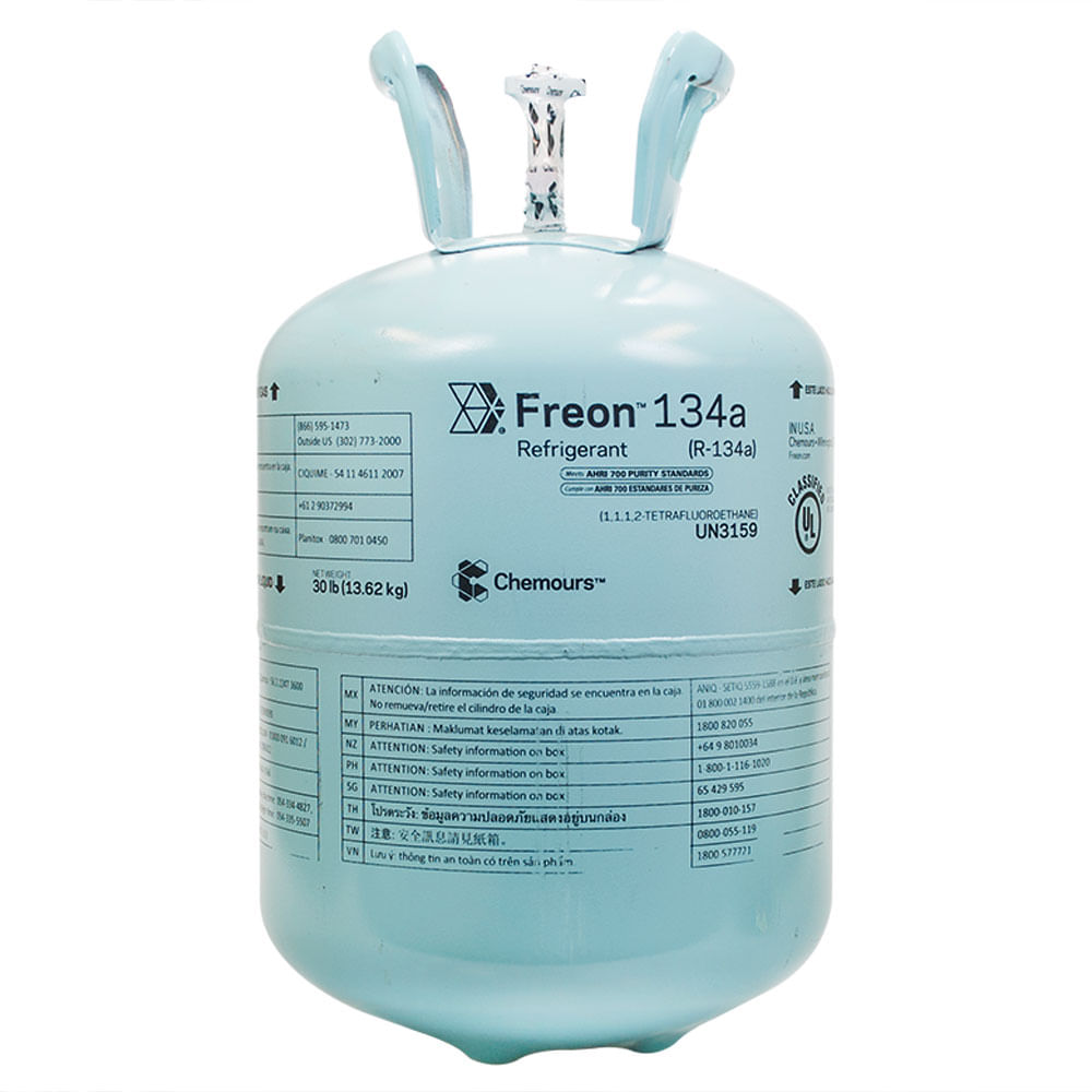 R-134a Factory Sealed Chemours//DuPont Suva 134a 30lbs Can Refrigerant//Freon